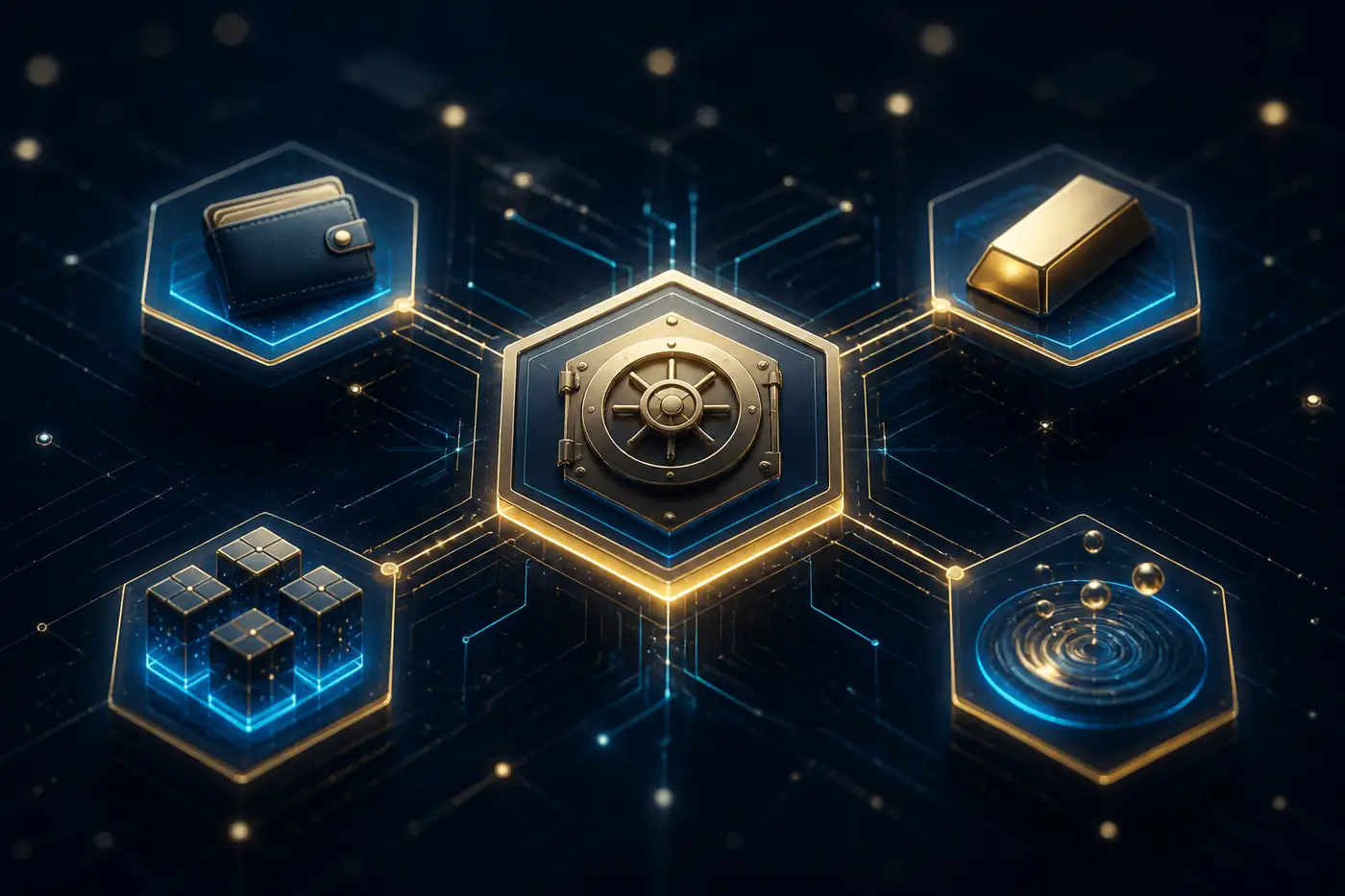 Non-custodial multi-asset infrastructure network